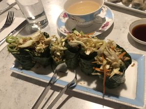 Raw Thai wrap  at Zen Garden in Great Neck