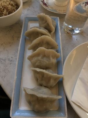 Vegan dumpling  at Zen Garden in Great Neck