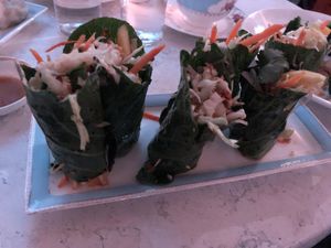 Thai veggie wrap  at Zen Garden in Great Neck