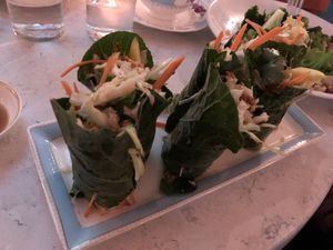 Thai veggie wrap  at Zen Garden in Great Neck