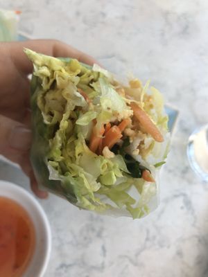 Rice paper roll  at Zen Garden in Great Neck