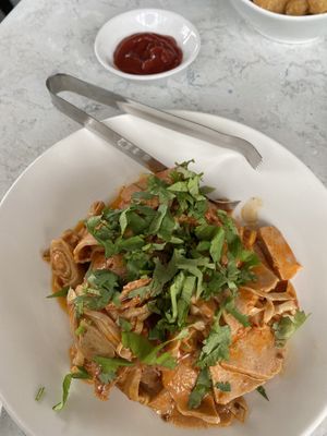 Mr and Mrs smith rolled vegan ham and beef at Zen Garden in Great Neck