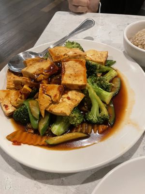 Tofu sechuan  at Zen Garden in Great Neck