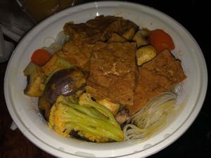 #curryvegetabletofunoodlesoup #咖哩湯麵   at Zen Garden in Great Neck