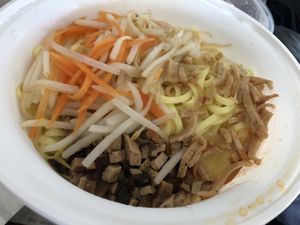 Spicy Dan Dan noodle    at Zen Garden in Great Neck