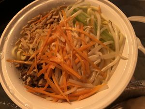 Vegan Dan Dan noodle   at Zen Garden in Great Neck