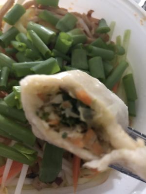 Vegan dumpling   at Zen Garden in Great Neck