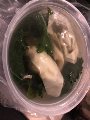 Wonton soup small  at Zen Garden in Great Neck