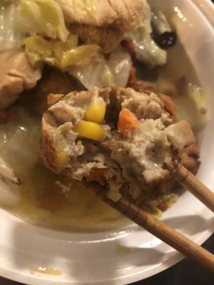 Sesame oil Hericium mushroom   at Zen Garden in Great Neck