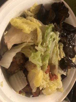 Sesame oil Hericium mushroom   at Zen Garden in Great Neck