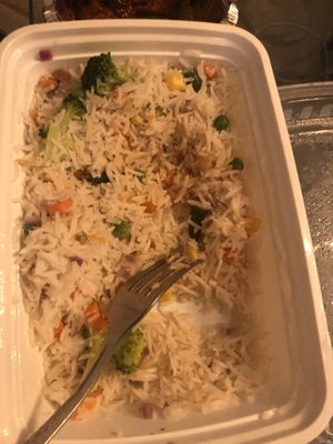 Vegetable fried rice   at Zen Garden in Great Neck