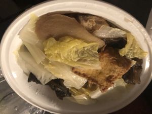 Sesame oil hericium mushroom 
  at Zen Garden in Great Neck