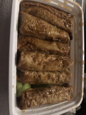 Gold bar and jade tree #Veganuary at Zen Garden in Great Neck