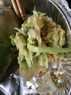 Rice paper roll   at Zen Garden in Great Neck