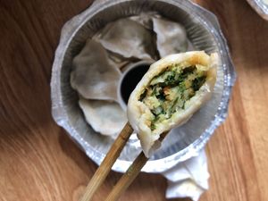 Steamed dumplings   at Zen Garden in Great Neck