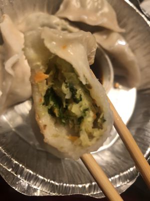 Steamed vegan dumpling 🥟   at Zen Garden in Great Neck