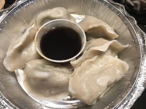 Steamed dumpling   at Zen Garden in Great Neck