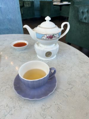 Jasmine tea  at Zen Garden in Great Neck