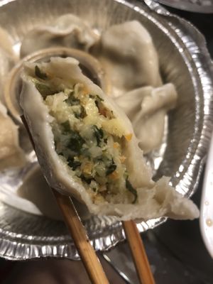 Steamed dumpling vegan   at Zen Garden in Great Neck