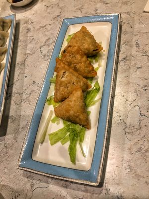 samosa appetizer at Zen Garden in Great Neck