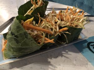 Thai raw wrap  at Zen Garden in Great Neck