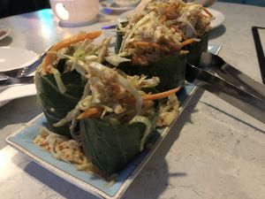 Thai raw wrap at Zen Garden in Great Neck