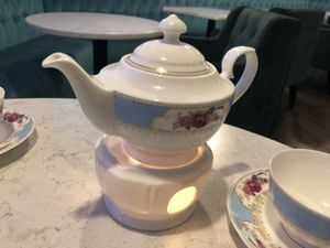 Jasmine tea  at Zen Garden in Great Neck