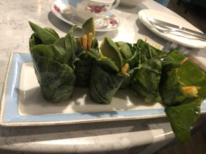 Thai raw wrap  at Zen Garden in Great Neck