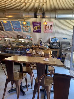 Inside  at Dough Artisan Bakehouse in South East London