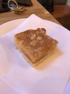 Vegan apricot slice at Dough Artisan Bakehouse in South East London