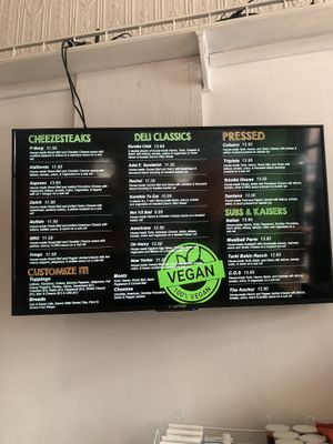 Extensive Menu at Eureka Plant Based Foods in Phillipsburg