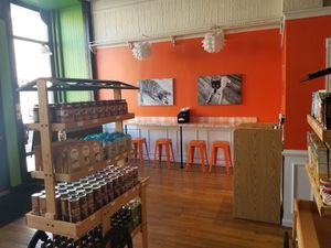 Inside the market at Eureka Plant Based Foods in Phillipsburg