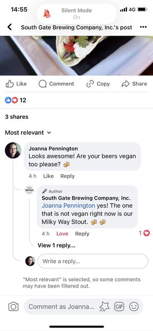   at South Gate Brewing Company in Oakhurst