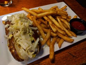 beyond bratwurst at South Gate Brewing Company in Oakhurst