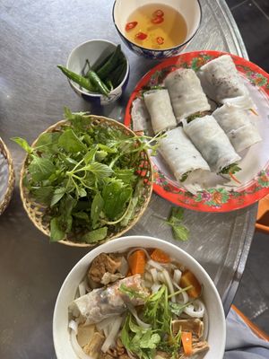 Nice and simple Vietnamese vegan food  at Quan Chay - Cua Dai in Hoi An