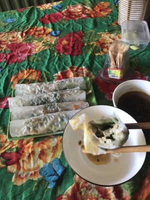 Rice paper rolls 30k at Quan Chay - Cua Dai in Hoi An