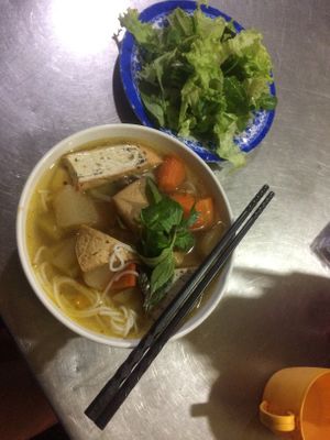 Noodle soup  at Quan Chay - Cua Dai in Hoi An