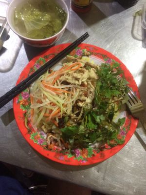 Chicken rice (vegan ) at Quan Chay - Cua Dai in Hoi An