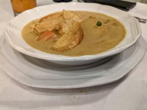 Yellow Curry at Blue Orchid in Lincoln