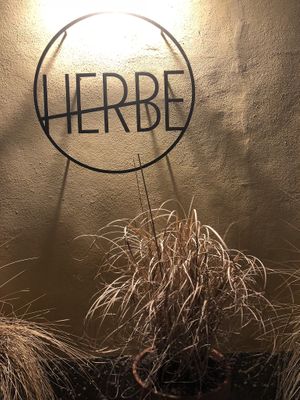 Herbe beautiful logo at Herbe in Reggio Emilia