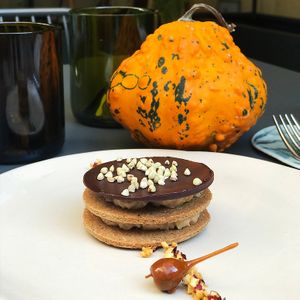 aliGiotta dessert at Herbe in Reggio Emilia