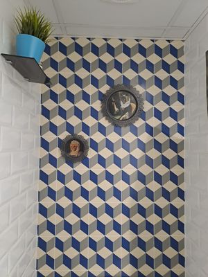 Decoración baño at La Factoría Vegana in Leon