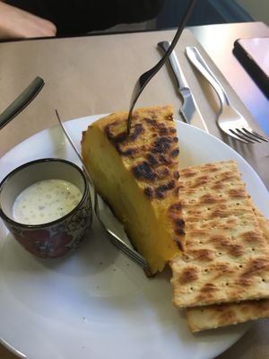 Tortilla (vegan) at La Factoría Vegana in Leon