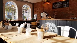Friendly, local pizza restaurant offering vegan options for pizzas and coffees  at Pizza Project in Merstham