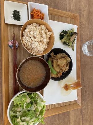 Vegan teishoku   at Kiseki no Shokutaku in Yokohama