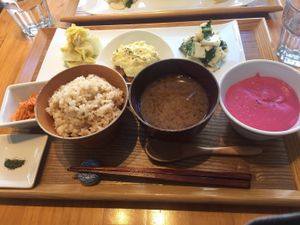 Hatake no Gohan lunch set at Kiseki no Shokutaku in Yokohama