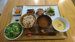 Hatake no gohan - lunch set c at Kiseki no Shokutaku in Yokohama