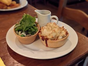 Vegan Cottage Pie. at Ilkley Moor Vaults in Ilkley
