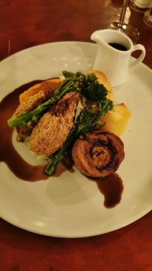 vegan jackfruit roast at Ilkley Moor Vaults in Ilkley