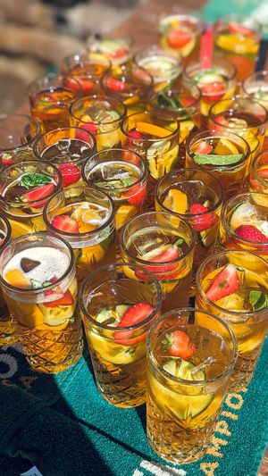 Pimm's at a Function at Ilkley Moor Vaults in Ilkley